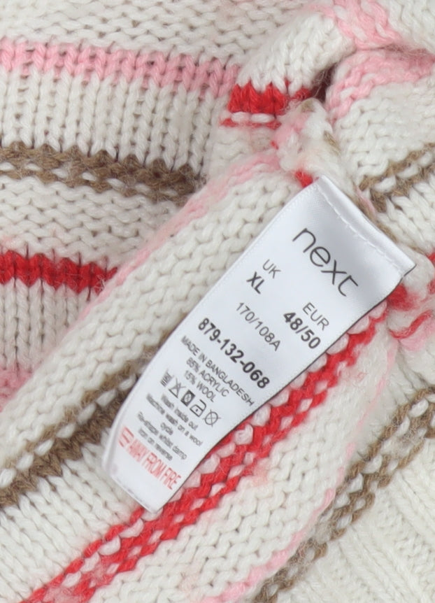 Womens UK Size XL NEXT Multicoloured Pullover Jumper