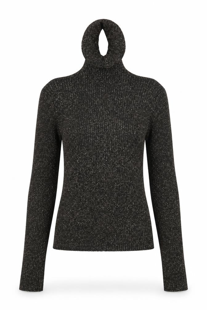 Womens UK Size S Divided Black Pullover Jumper