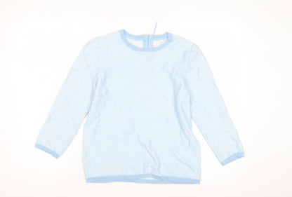 Weekend by John Lewis Women's Blue Crew Neck Jumper Size 6