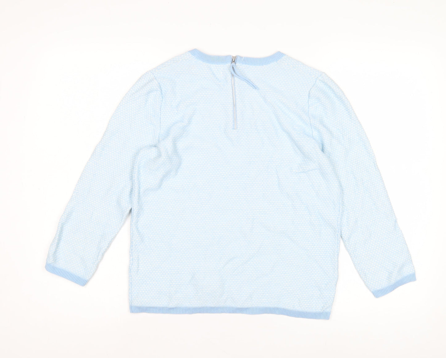 Weekend by John Lewis Women's Blue Crew Neck Jumper Size 6