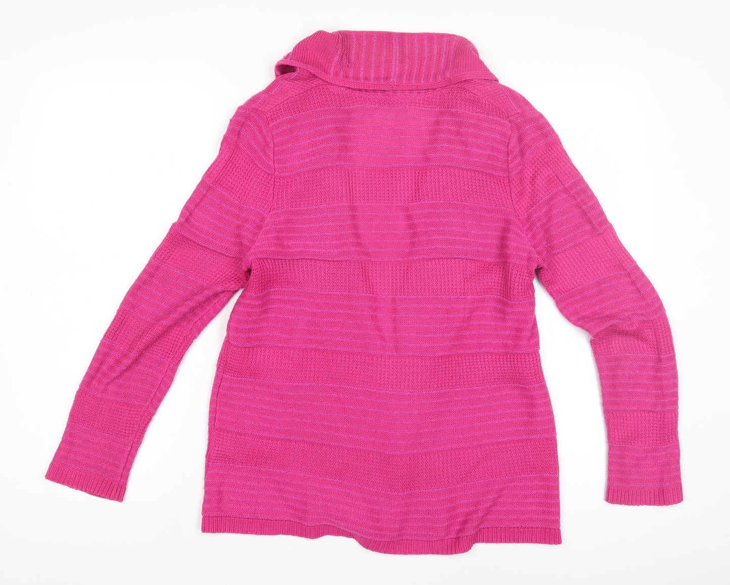 Womens UK Size 10 Marks and Spencer Pink Cardigan Jumper