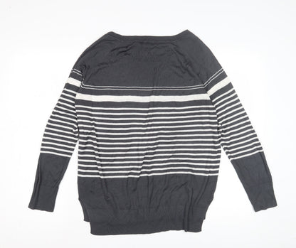 Womens UK Size 14 NEXT Black Pullover Jumper