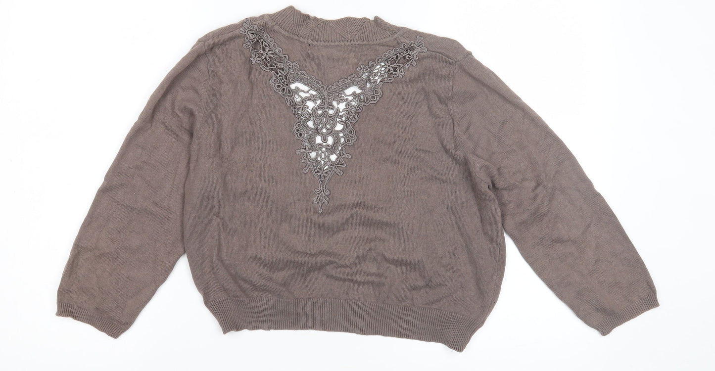 Willis Smith Women's Brown M Cardigan