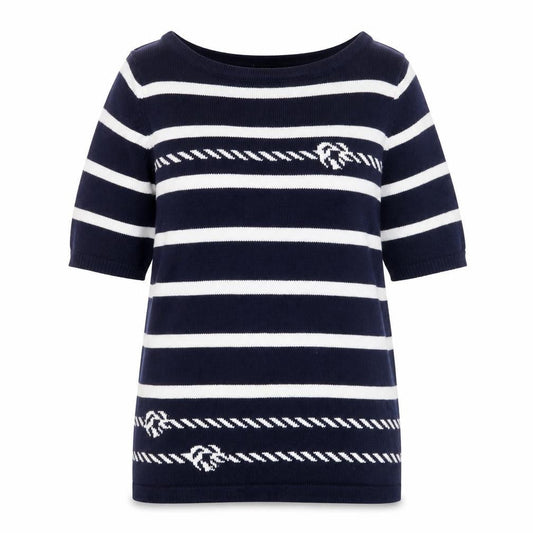 Womens UK Size 10 M&Co Blue Pullover Jumper