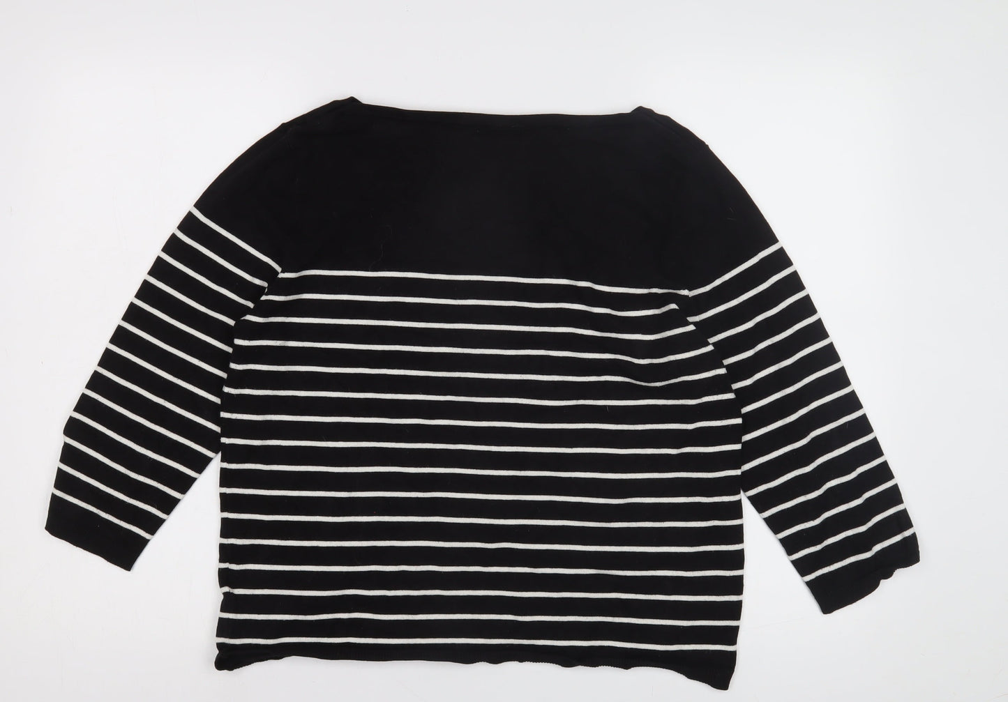 Womens UK Size L H&M Black Pullover Jumper