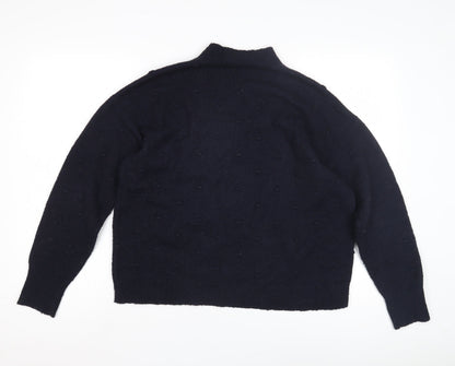Womens UK Size S Oasis Black Pullover Jumper