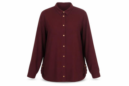 Womens UK Size 10 Dorothy Perkins Red  Button-Up