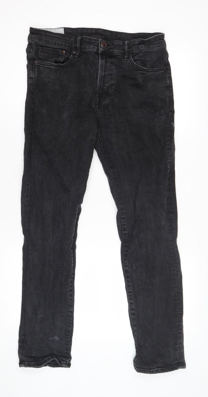 H&M Men's Regular Fit Black Jeans Size 32