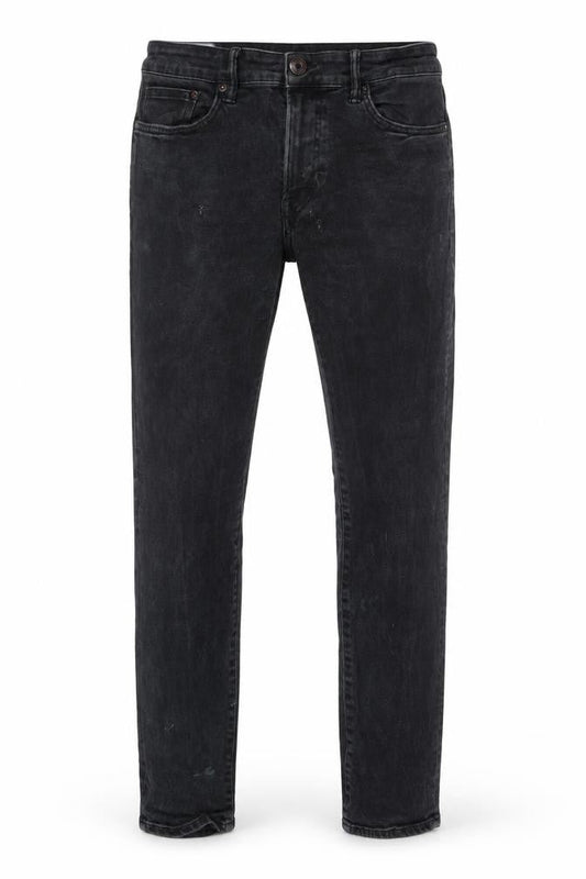 Mens UK Size 32 H&M Regular Fit Straight Black Jeans