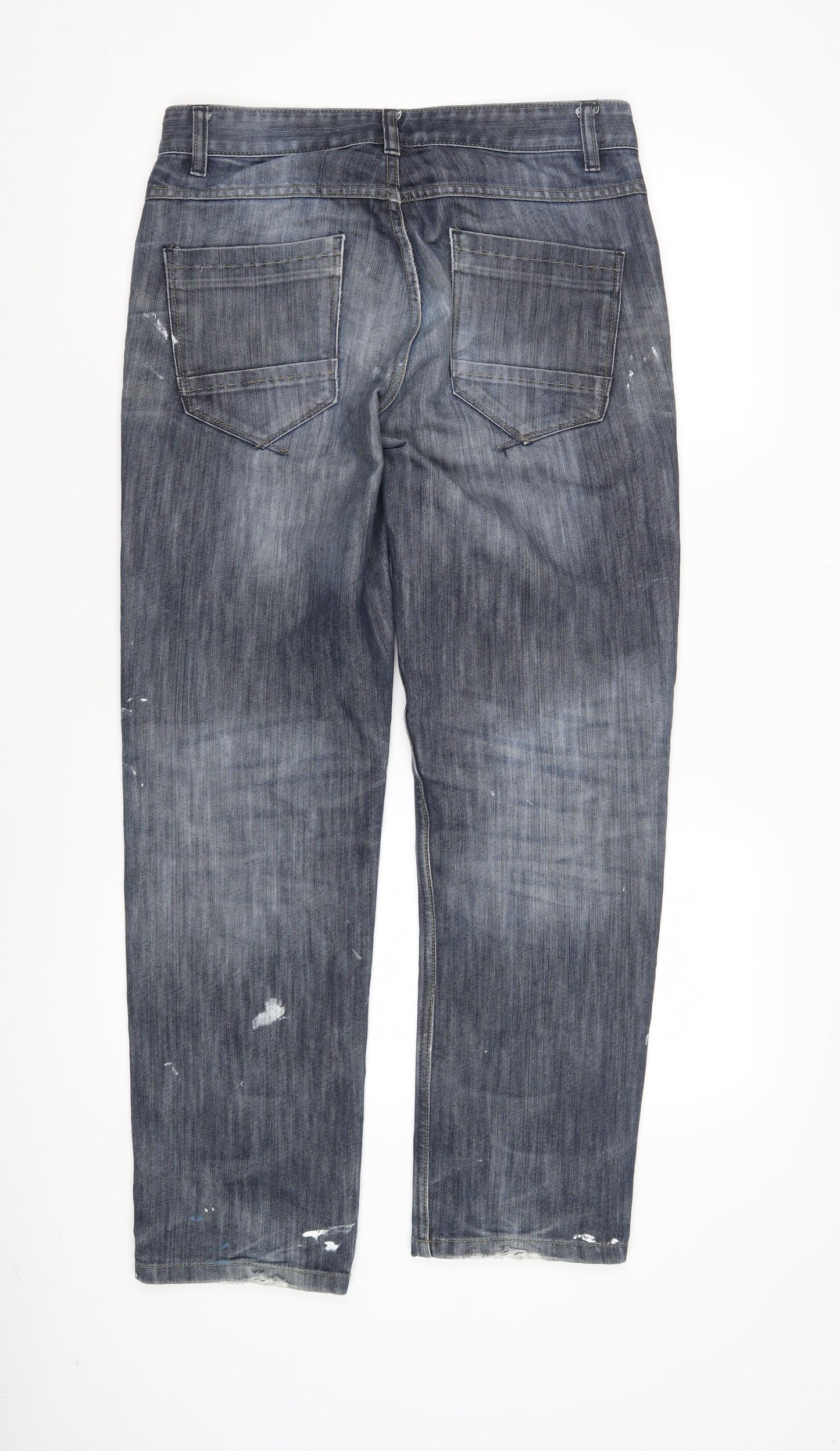 Mens UK Size 30 S NEXT Regular Fit Straight Blue Jeans