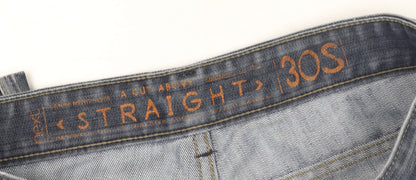 Mens UK Size 30 S NEXT Regular Fit Straight Blue Jeans