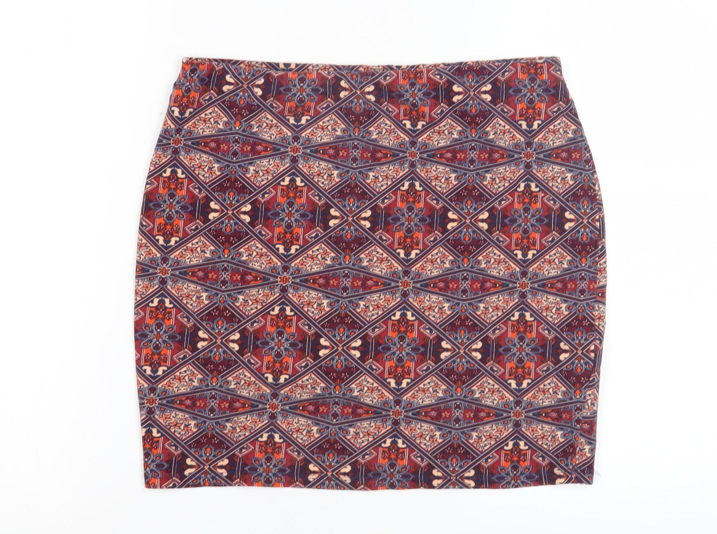 New Look Women's Multicoloured Pencil Skirt Size 12