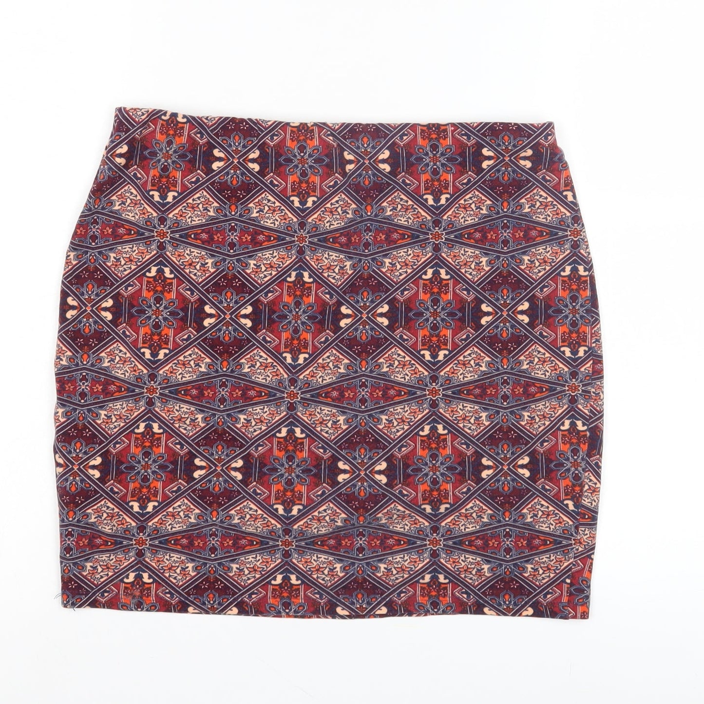 New Look Women's Multicoloured Pencil Skirt Size 12