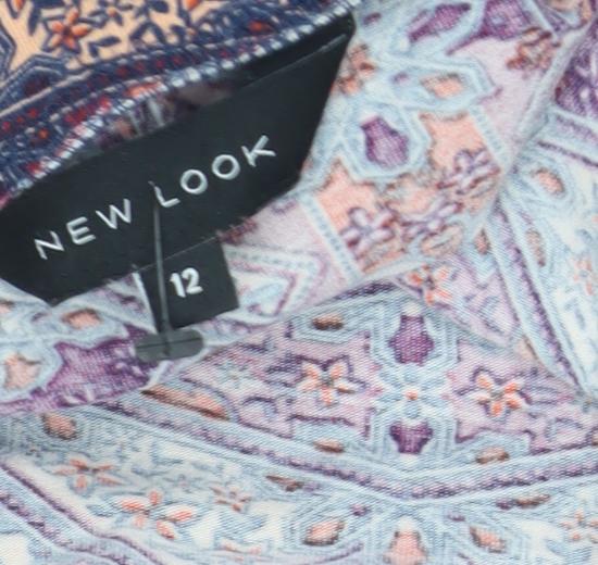 New Look Women's Multicoloured Pencil Skirt Size 12