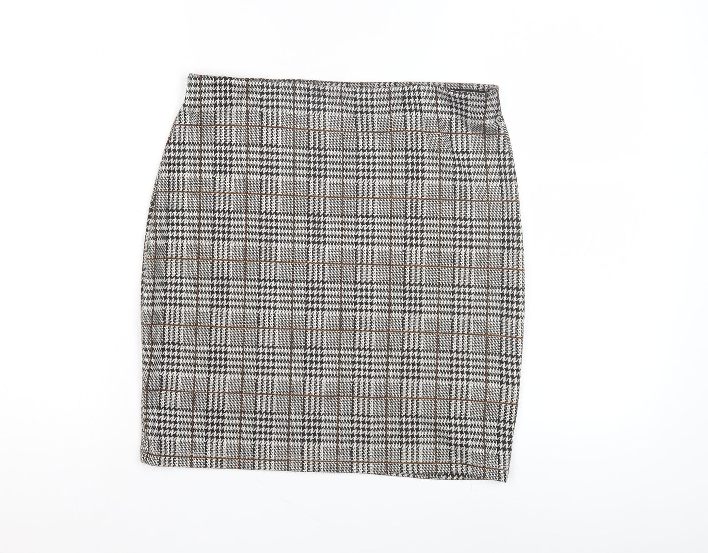 New Look Women's Check Short Pencil Skirt - Size 10