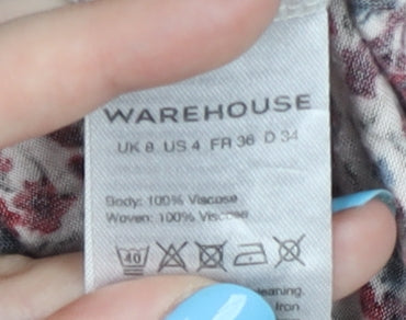 Womens UK Size 8 Warehouse Multicoloured  Tank