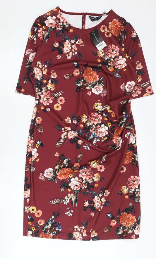 Dorothy Perkins Women's Multicoloured Floral Dress, Size 18