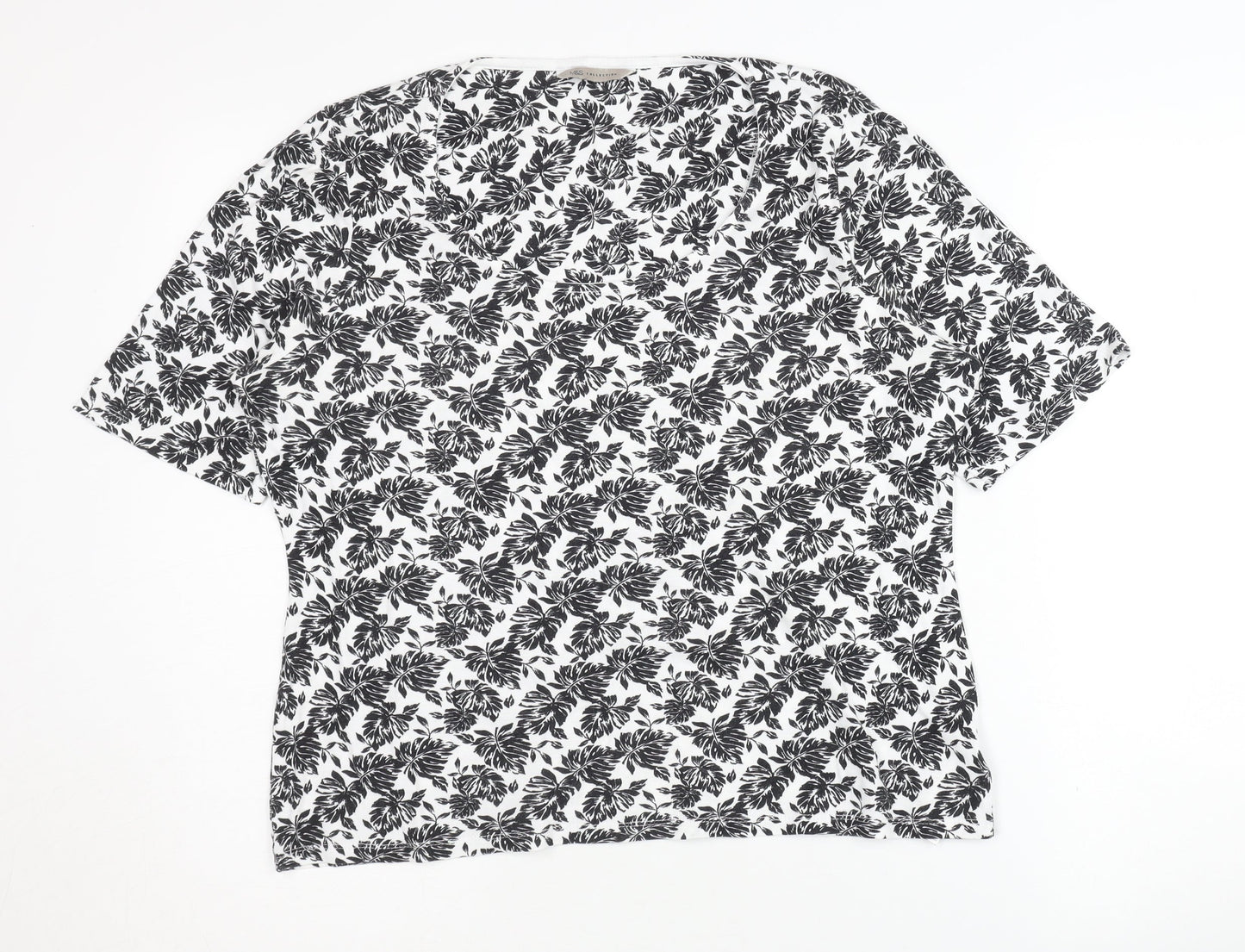 Womens UK Size 16 Marks and Spencer Black  T-Shirt