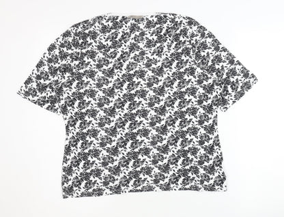 Womens UK Size 16 Marks and Spencer Black  T-Shirt
