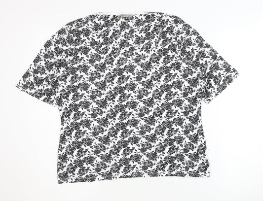 Womens UK Size 16 Marks and Spencer Black  T-Shirt
