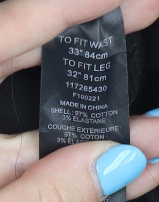 ASOS DESIGN Women's Black Flared Trousers