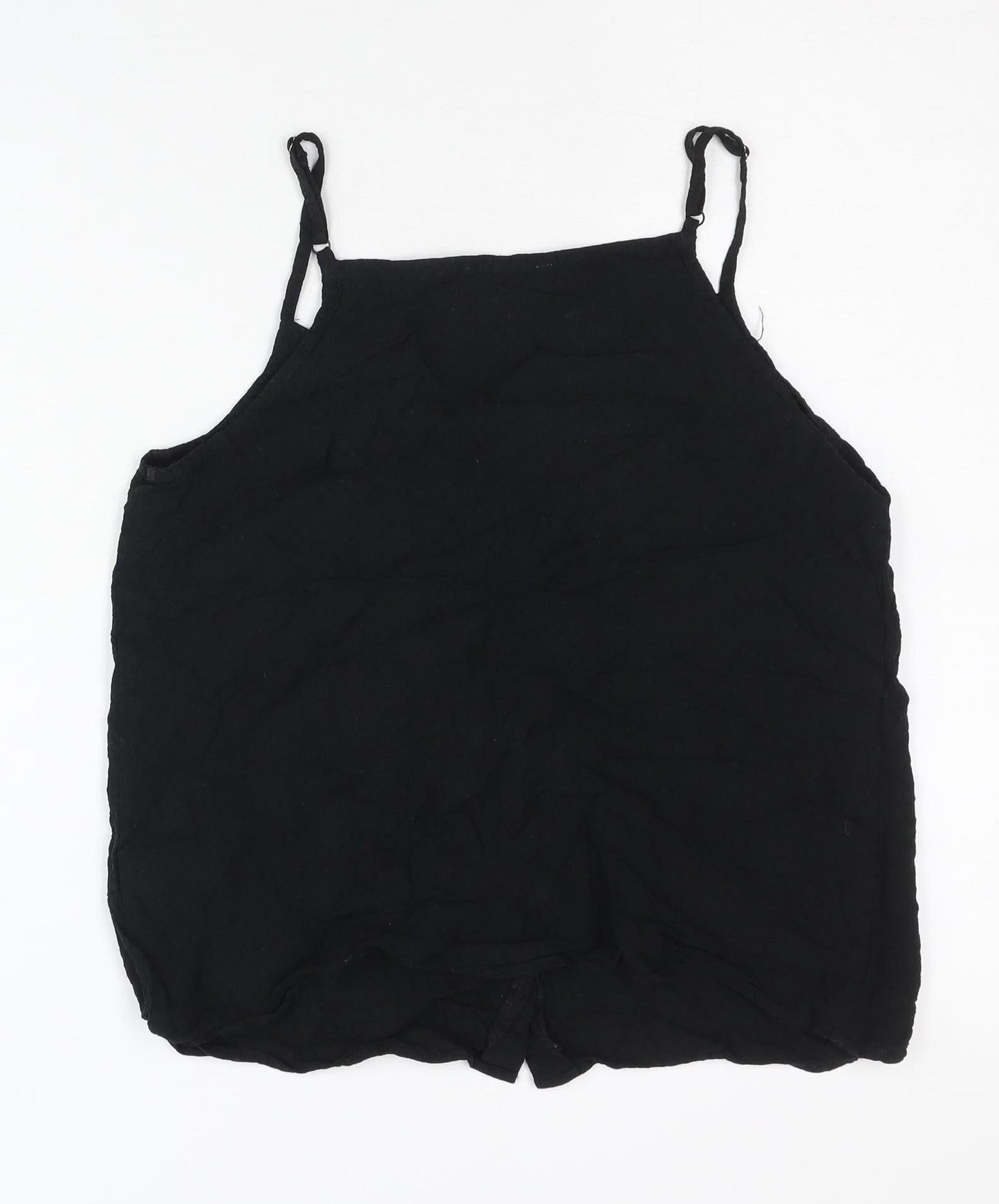 Womens UK Size 10 Warehouse Black Camisole Blouse
