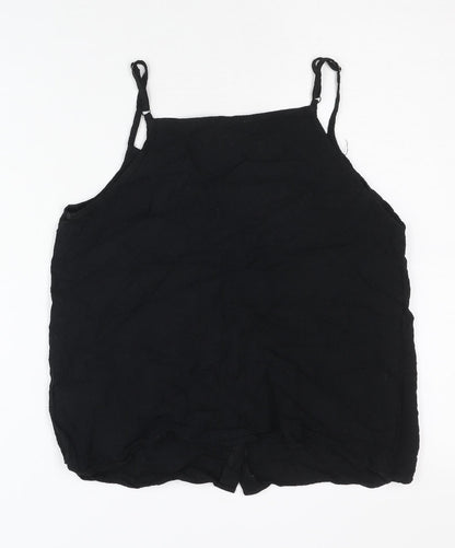 Womens UK Size 10 Warehouse Black Camisole Blouse