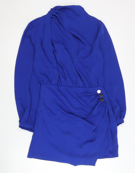 ZARA Women’s Blue Long Sleeve Playsuit, Size S