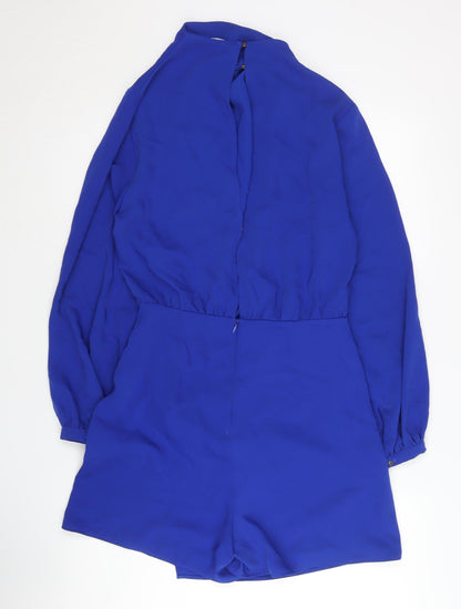 ZARA Women’s Blue Long Sleeve Playsuit, Size S