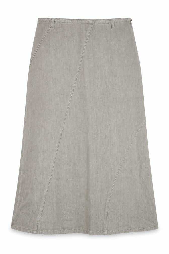Per Una Women's Grey Midi Pencil Skirt Size 14