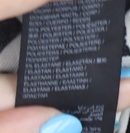 Nightingales Women's Black Cowl Neck Blouse Size 18