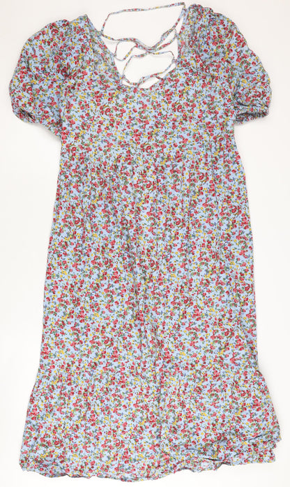 ASOS Design Women's Multicoloured Petite Floral Dress