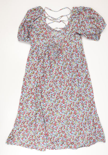 ASOS Design Women's Multicoloured Petite Floral Dress