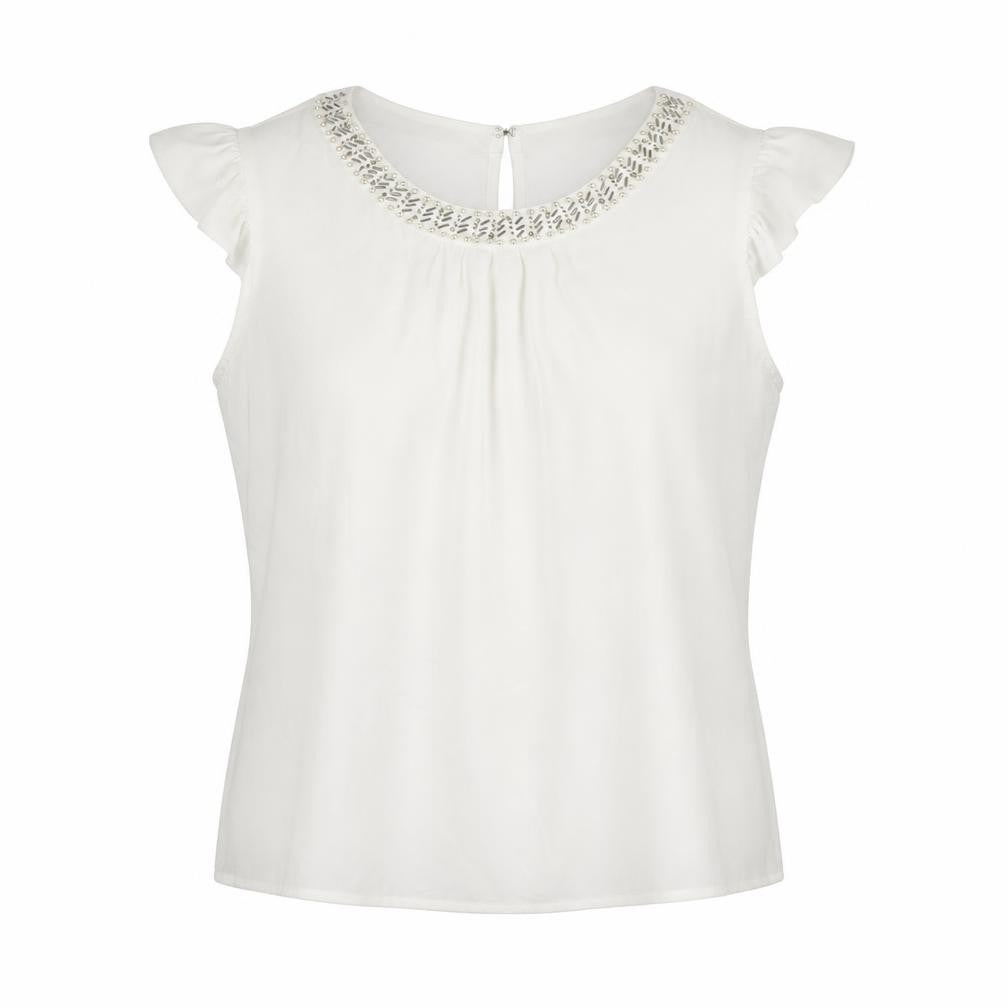 Womens UK Size 16 Klass White  Blouse