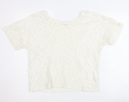 Womens UK Size 14 Monsoon Ivory  Blouse