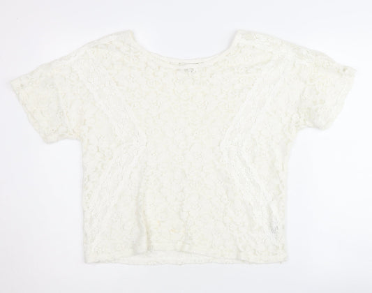 Womens UK Size 14 Monsoon Ivory  Blouse