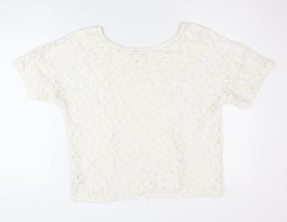 Womens UK Size 14 Monsoon Ivory  Blouse