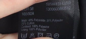 Oasis Women’s Black Geometric Bodycon Dress Size 12