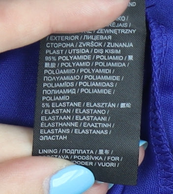 Julipa Plus Size Blue Lace Women's Dress