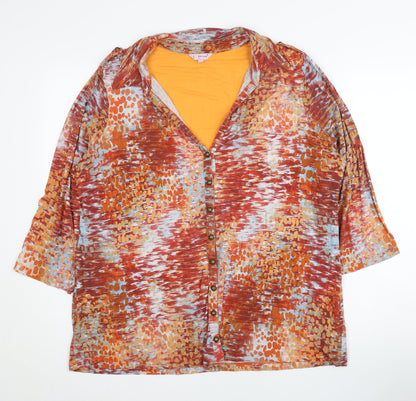 Womens UK Size 20 Marks and Spencer Multicoloured  Blouse