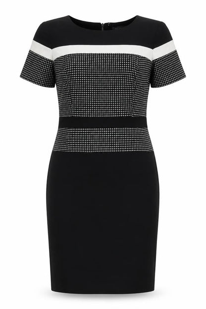 Marks and Spencer Women's Black Sheath Dress, Size 8