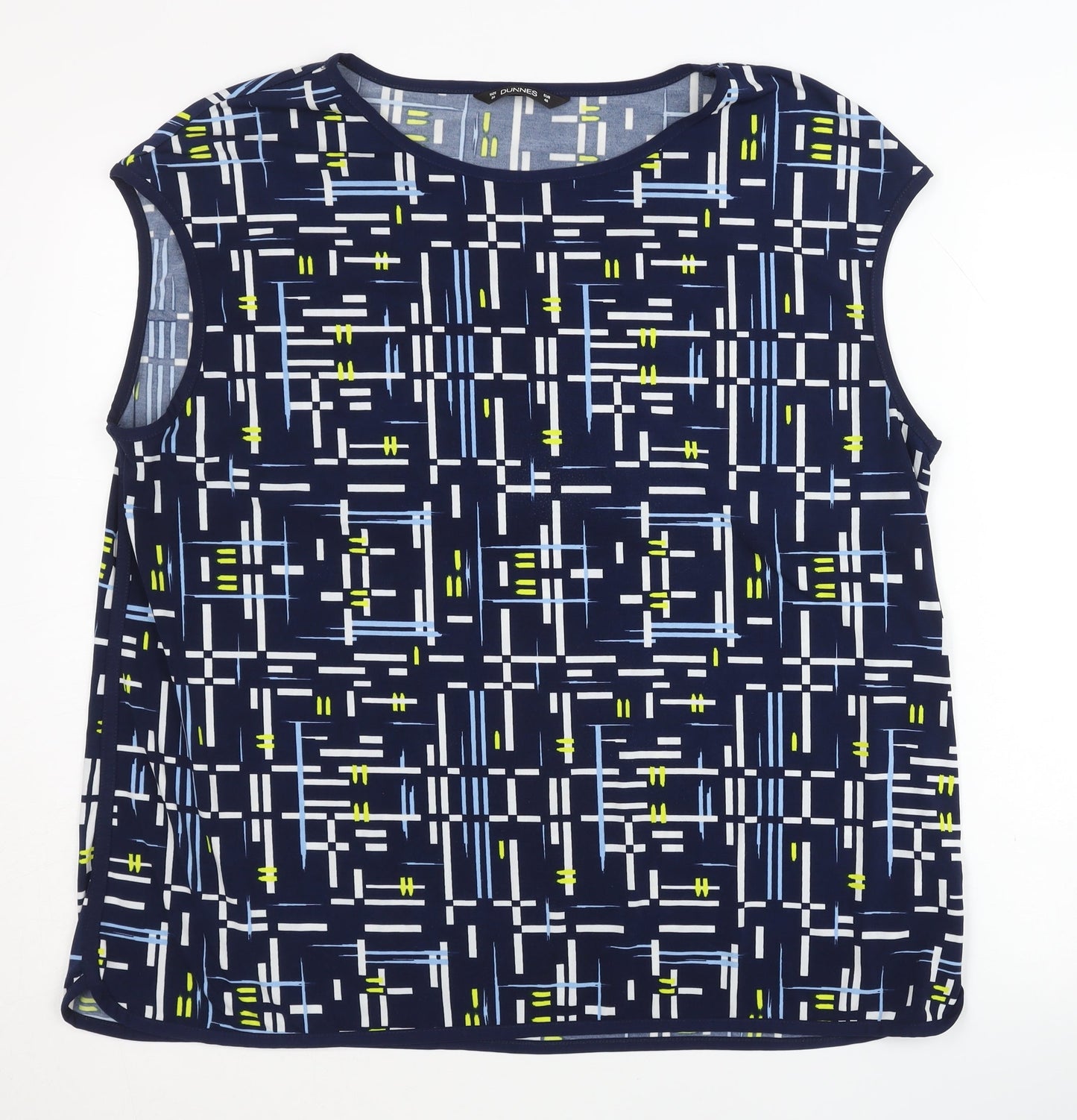 Womens UK Size 20 Dunnes Multicoloured Basic Tank