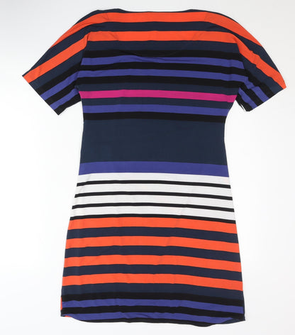 Episode Women's Multicoloured Striped Shift Dress M