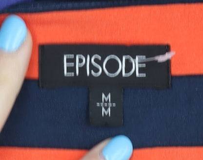 Episode Women's Multicoloured Striped Shift Dress M