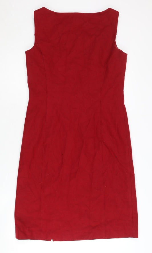 Episode Women's Red Sleeveless Dress Size 10