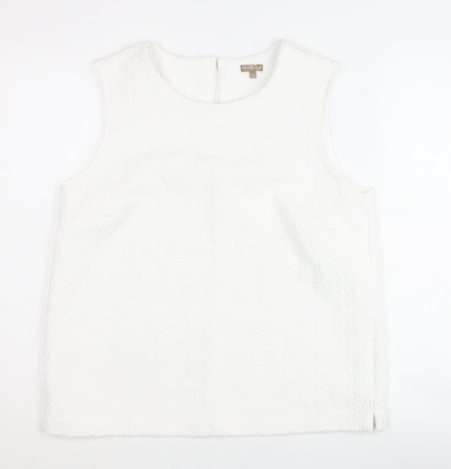 Womens UK Size 16 M&Co Ivory  Tank
