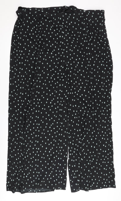 Womens UK Size 28 Capsule  Casual Black Trousers