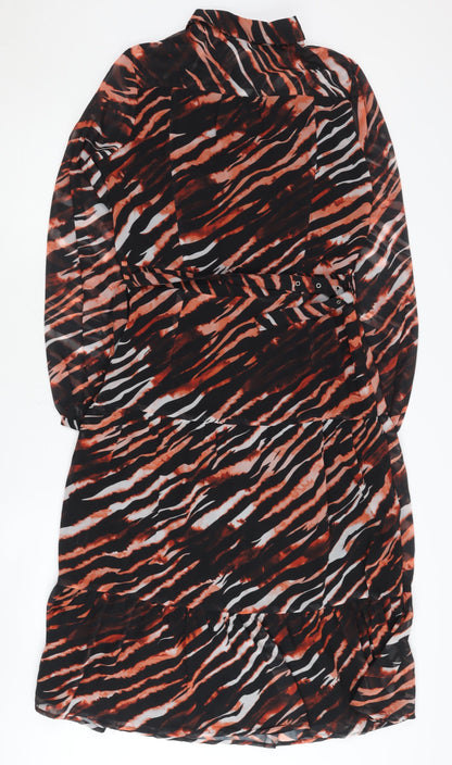 SOSANDAR Women's Multicoloured Shirt Dress Size 10