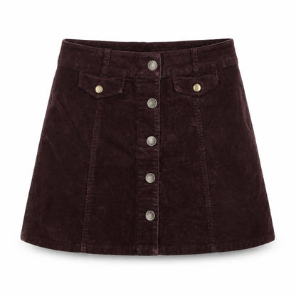 Forever 21 Women's S Short Corduroy Mini Skirt