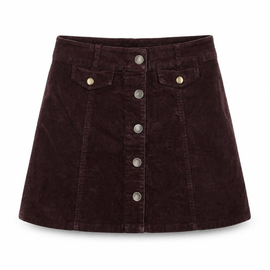 Forever 21 Women's S Short Corduroy Mini Skirt